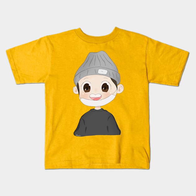 Suga fanart Kids T-Shirt by aextheticxtrash